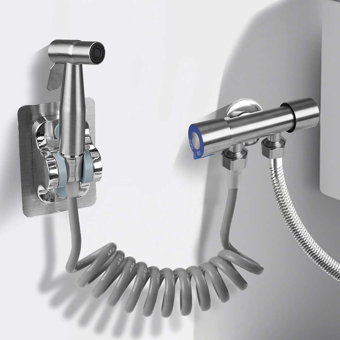 Bidet de Mano 2 en 1 de Acero Inoxidable: Limpieza y ahorro eficiente