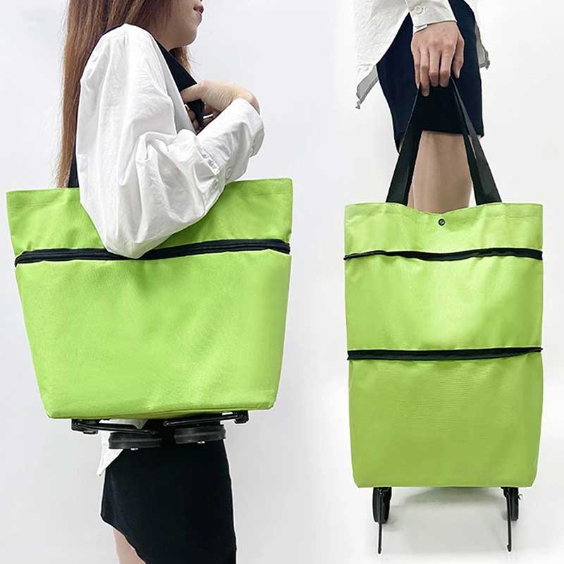Bolsa plegable inteligente 2 en 1 práctica y resistente