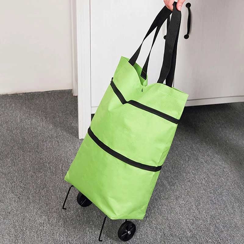 Bolsa plegable inteligente 2 en 1 práctica y resistente