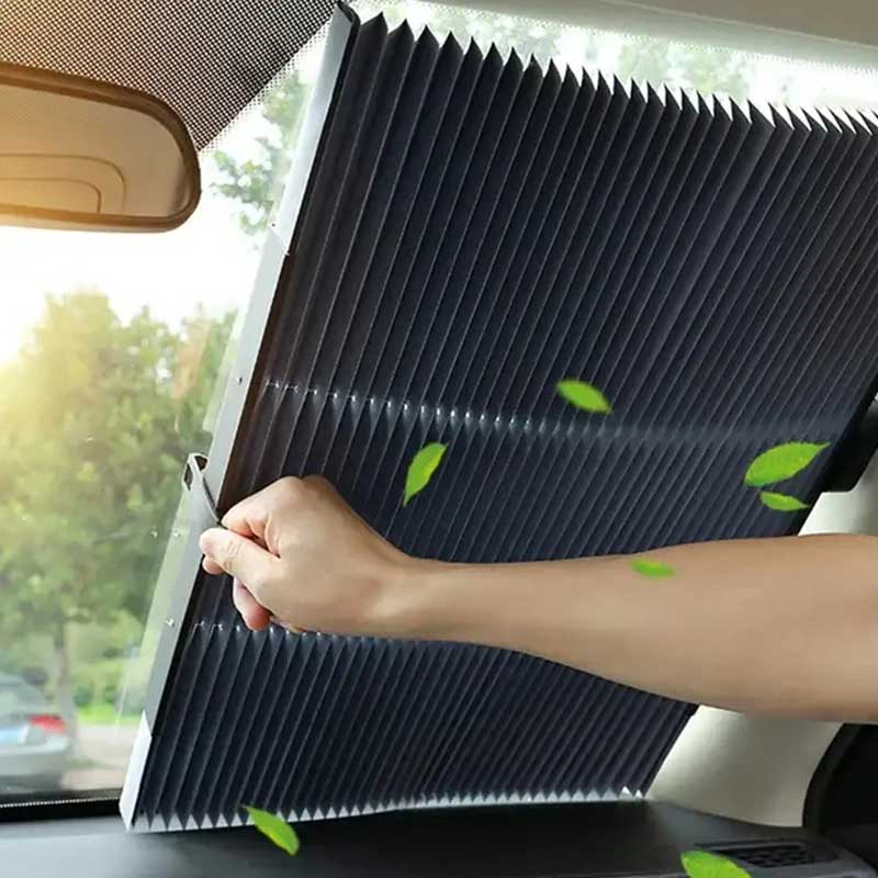 Protege tu carro del sol con nuestro parasol plegable.