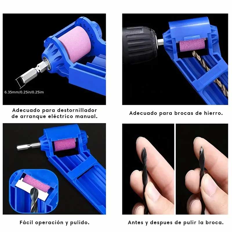 Afilador de Brocas - Recupera el filo y no compres más brocas.