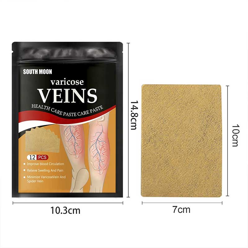 ¡Dile Adiós a las Venas, Arañitas y Cansancio en las piernas! con el Parche Para Venas Varices x 12PCS
