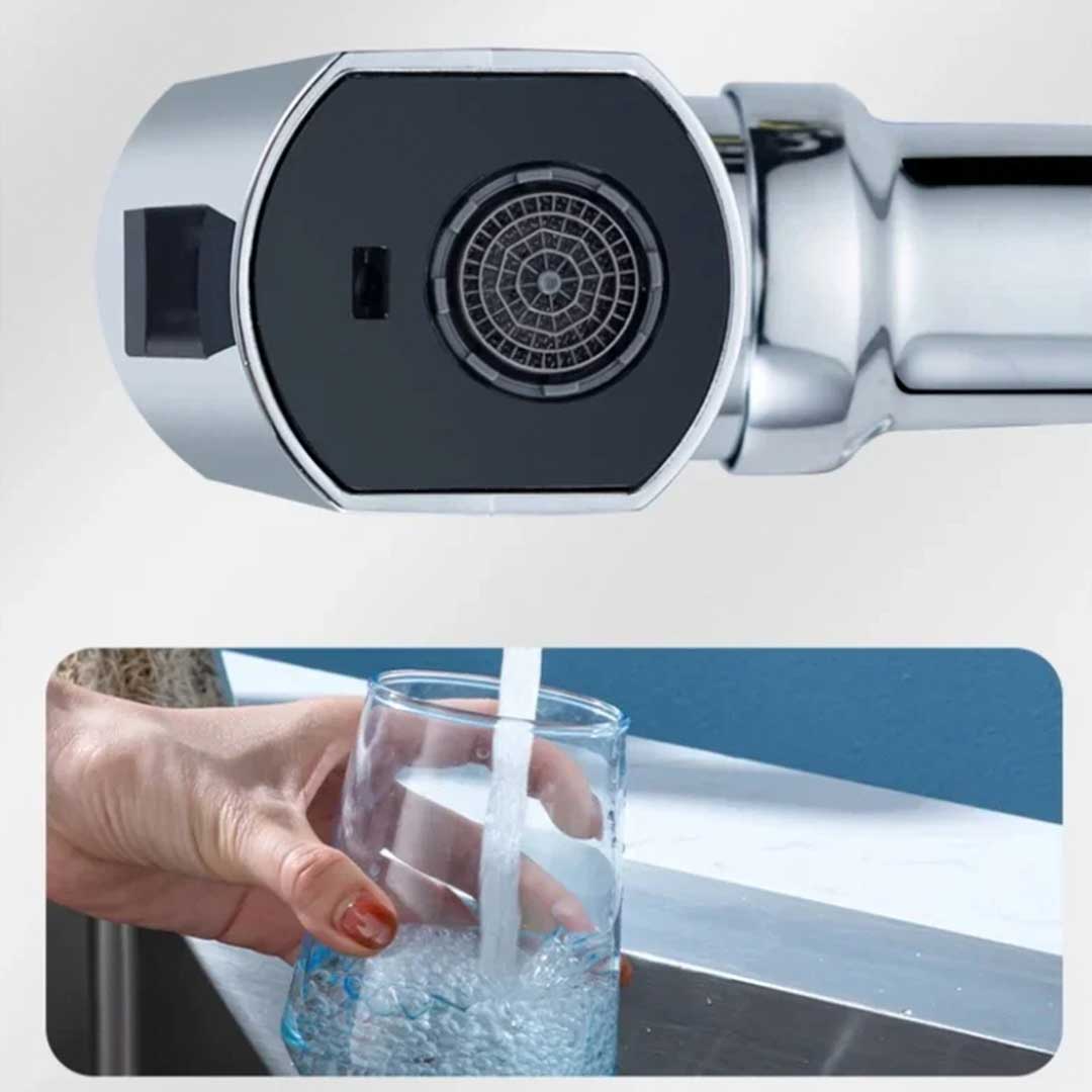 Grifo 360° 3 en 1 – Ahorra Agua y Mejora tu Cocina en Segundos