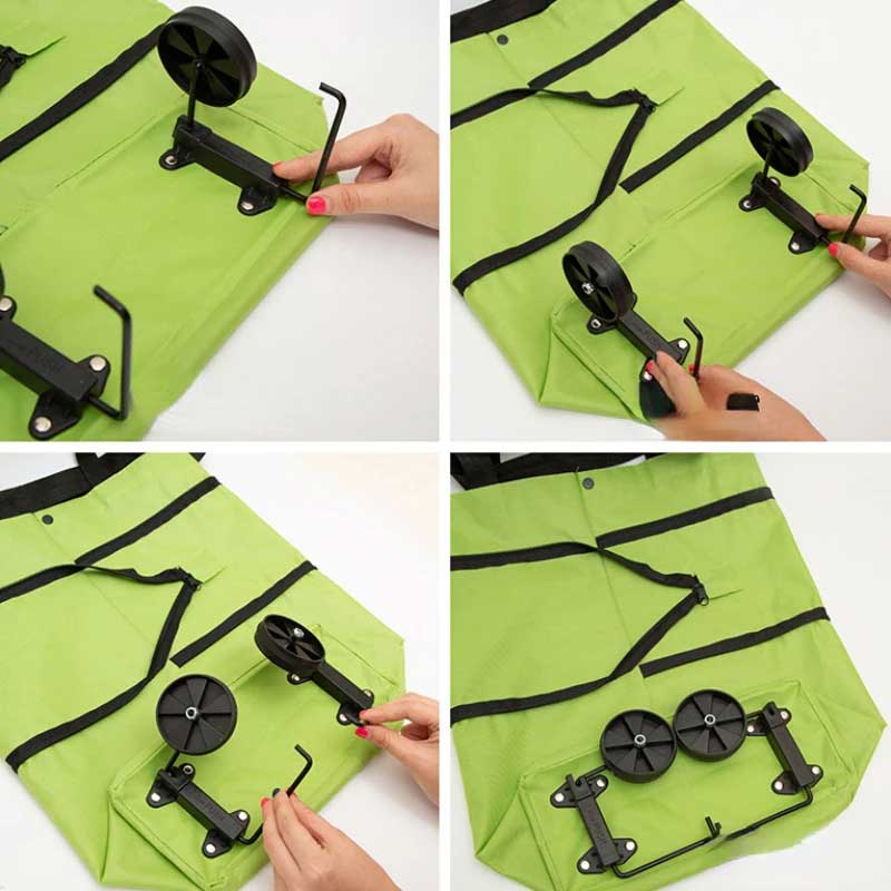 Bolsa plegable inteligente 2 en 1 práctica y resistente