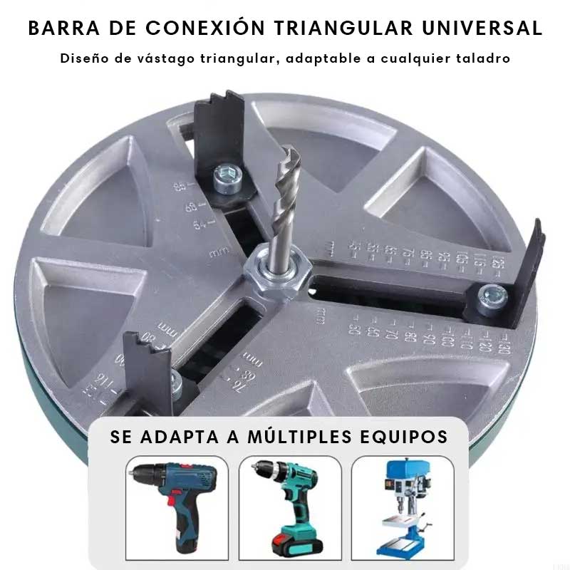 Broca perforadora ajustable - Una sola herramienta, múltiples cortes precisos