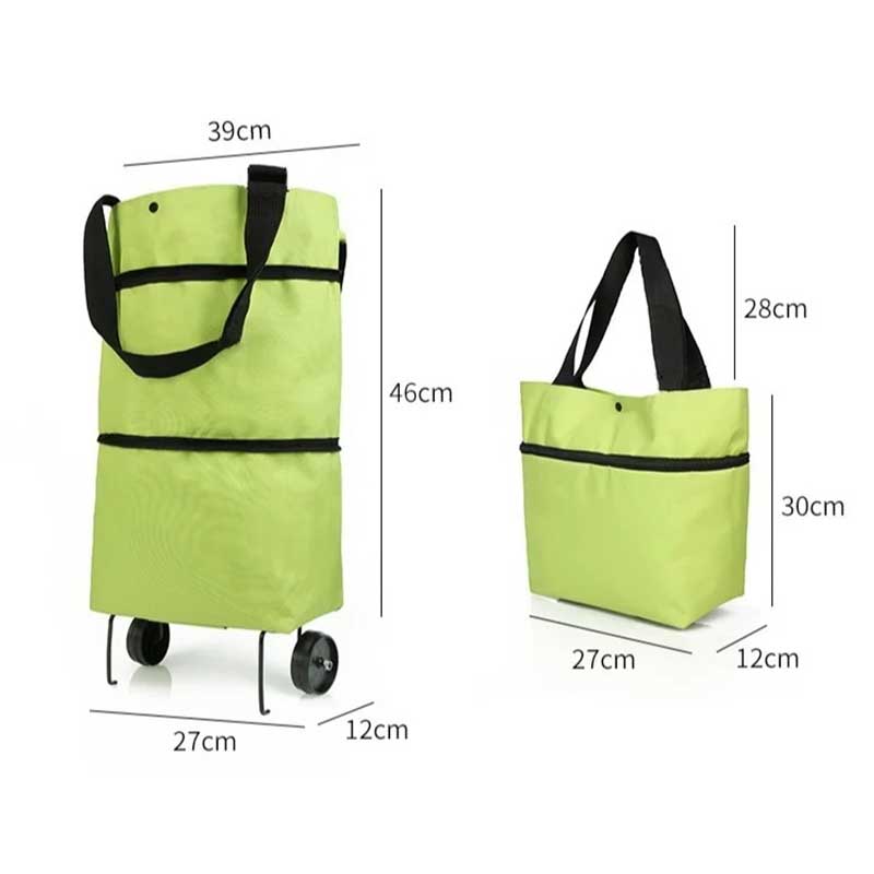 Bolsa plegable inteligente 2 en 1 práctica y resistente