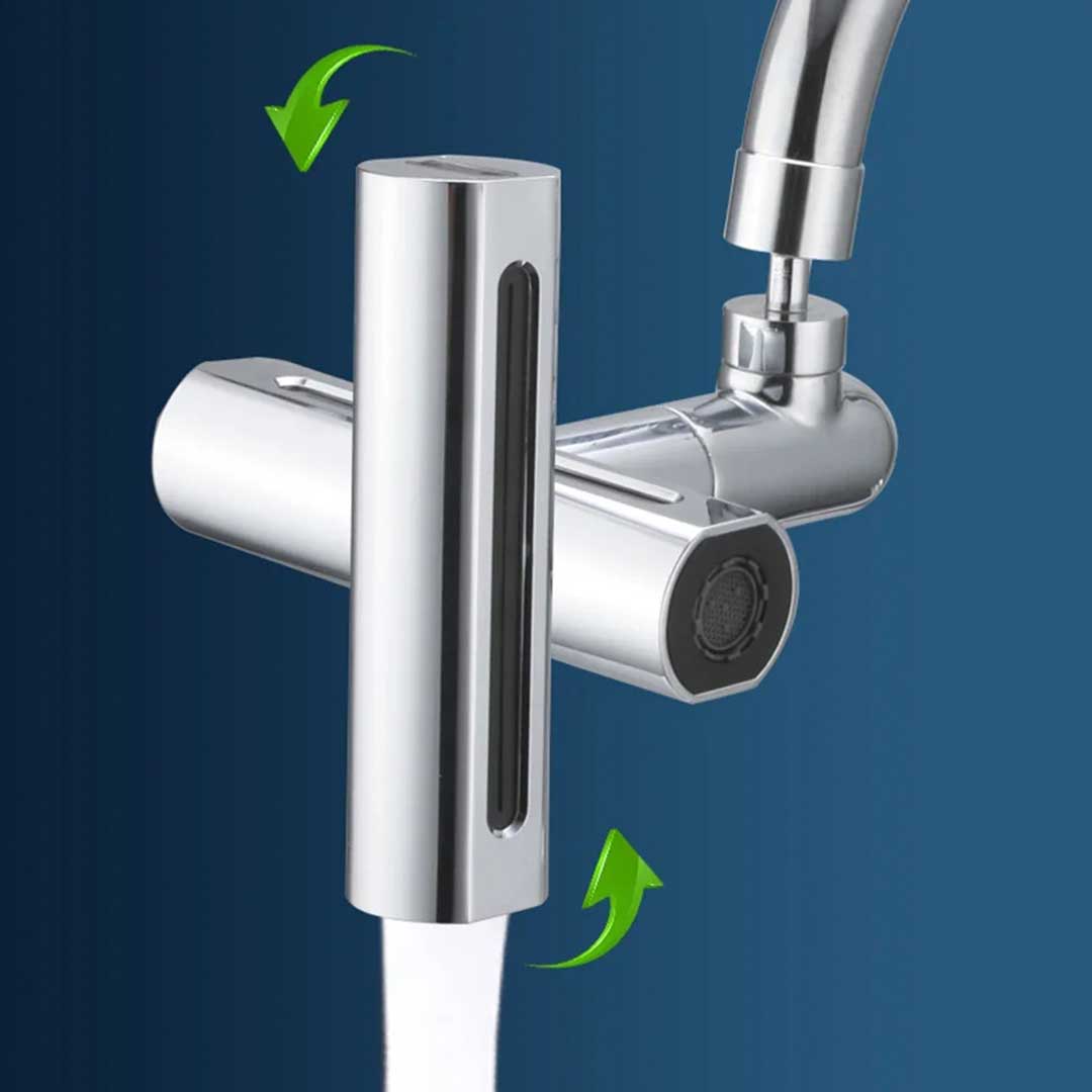 Grifo 360° 3 en 1 – Ahorra Agua y Mejora tu Cocina en Segundos
