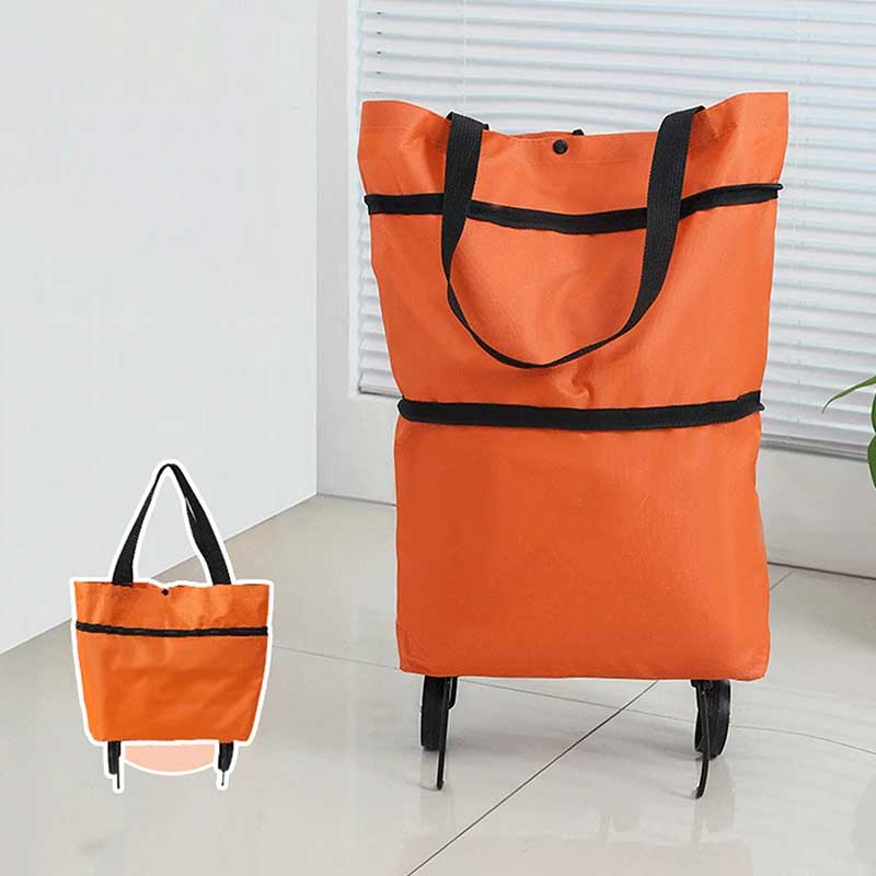 Bolsa plegable inteligente 2 en 1 práctica y resistente