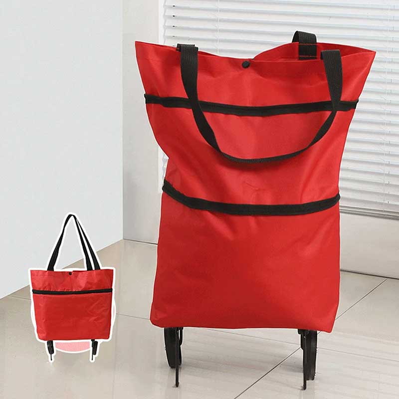 Bolsa plegable inteligente 2 en 1 práctica y resistente