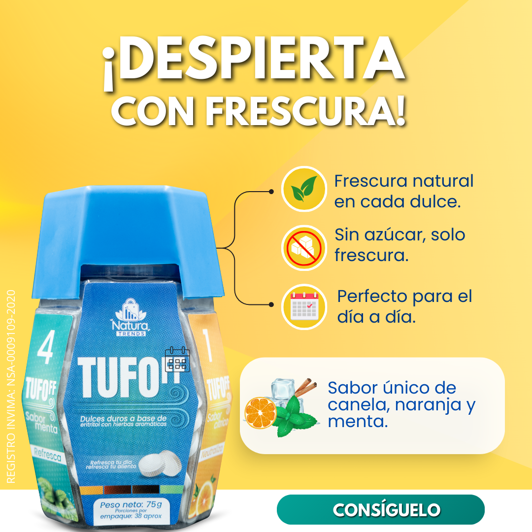 Dile adiós al mal aliento y al tufo con TufoFF