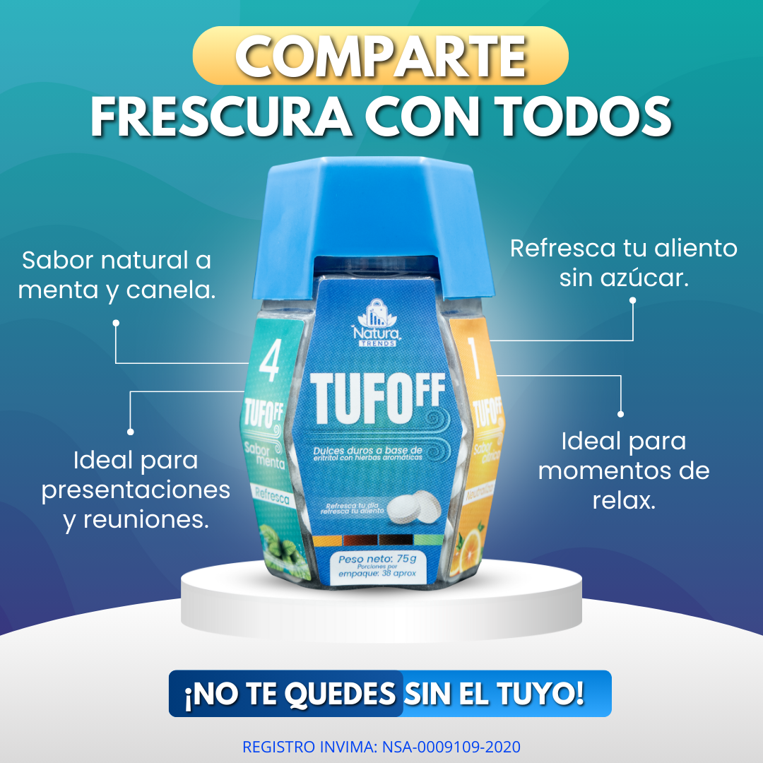 Dile adiós al mal aliento y al tufo con TufoFF