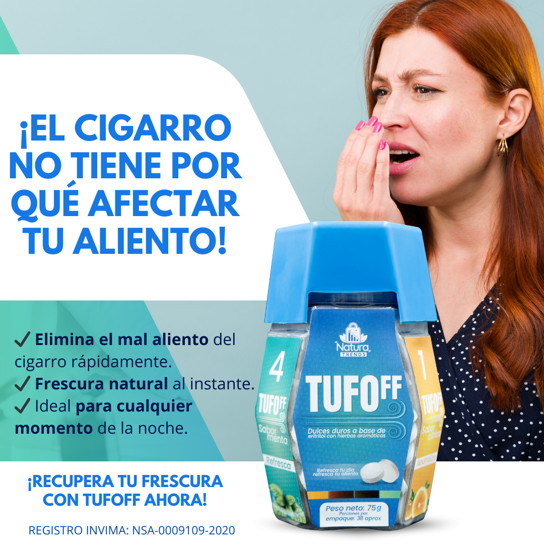 Dile adiós al mal aliento y al tufo con TufoFF