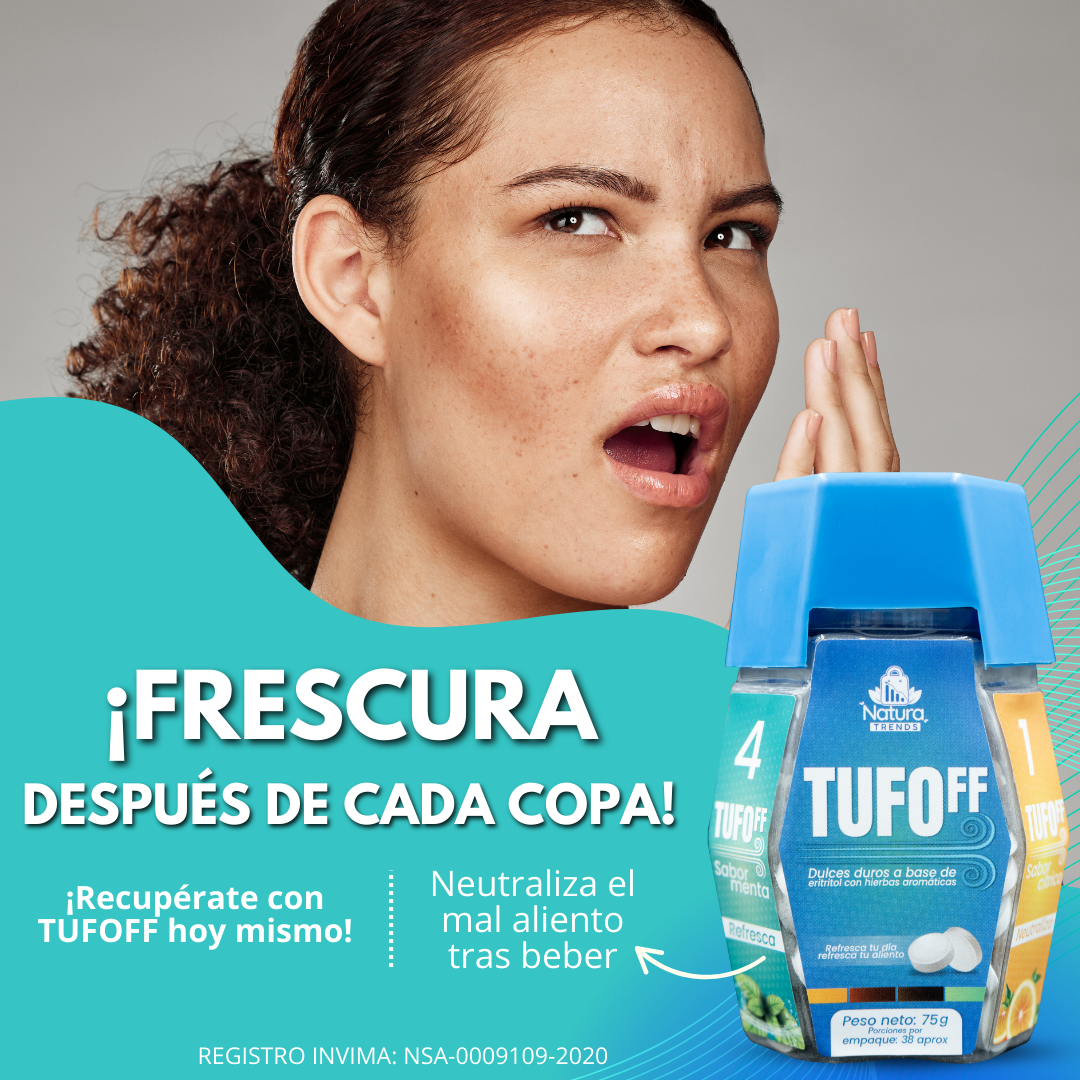 Dile adiós al mal aliento y al tufo con TufoFF