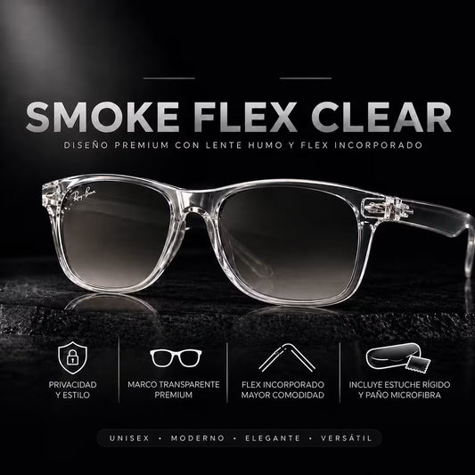 GAFAS WAYFARER CRYSTAL SMOKE FLEX