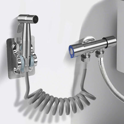 Bidet de Mano 2 en 1 de Acero Inoxidable: Limpieza y ahorro eficiente