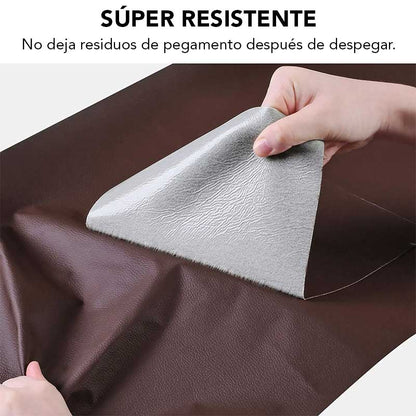 Devuelve el estilo y elegancia a tus muebles con nuestro Adhesivo de Cuero de 50x137 cm