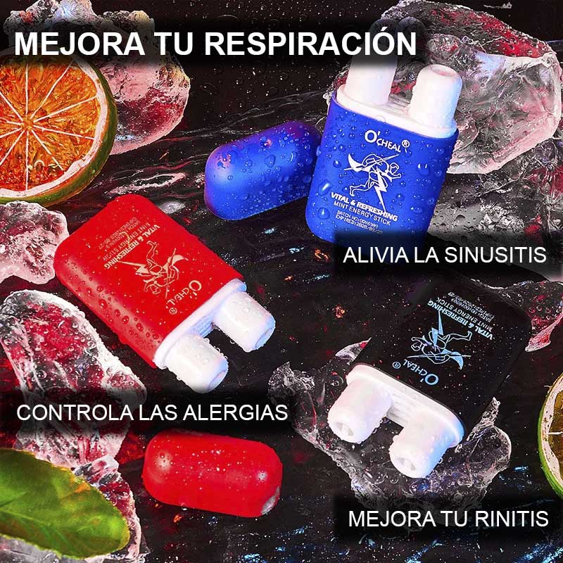 Alivio natural para tu nariz, descansa de la rinitis, alergias y sinusitis de forma segura y efectiva con el Inhalador Herbal