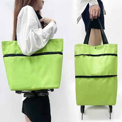 Bolsa plegable inteligente 2 en 1 práctica y resistente