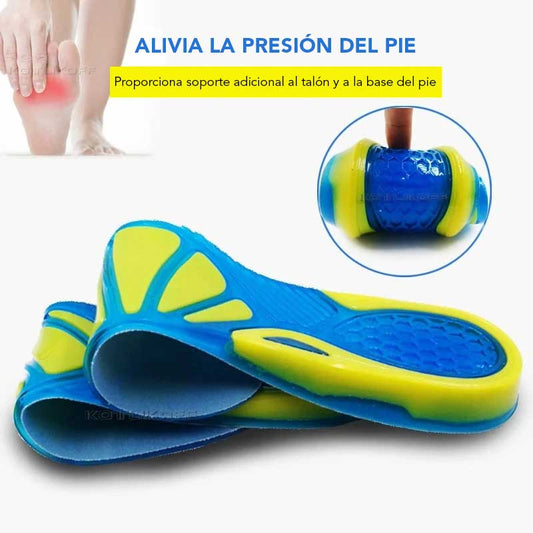 ¡Despídete del Dolor al Caminar! por pie plano, espolón o fascitis plantar con las plantillas ortopedicas en Gel