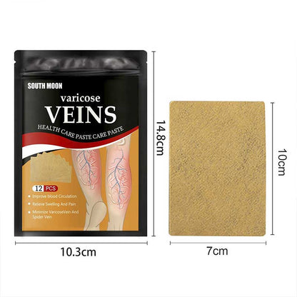 ¡Dile Adiós a las Venas, Arañitas y Cansancio en las piernas! con el Parche Para Venas Varices x 12PCS