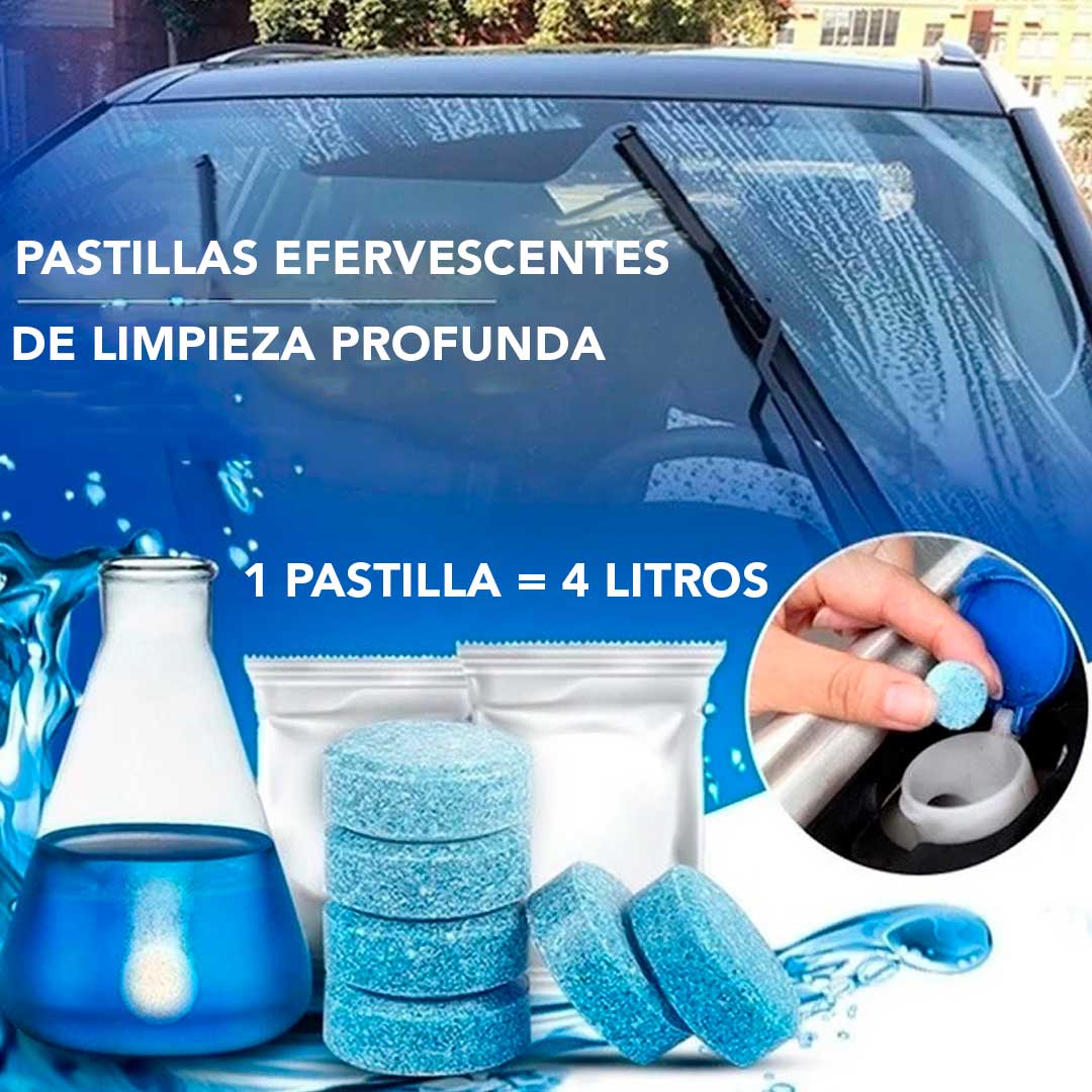 Pastillas Limpia vidrios y parabrisas x24 – Ahorro, Protección en Cada Tableta