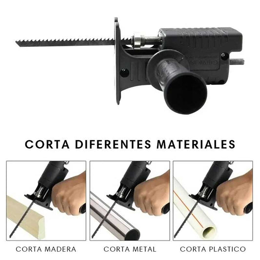Convierte Tu Taladro en una Caladora Multifuncional en Segundos