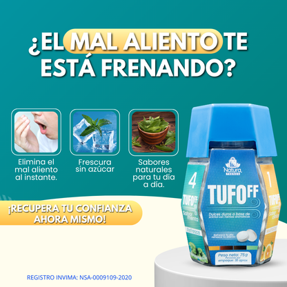 Dile adiós al mal aliento y al tufo con TufoFF